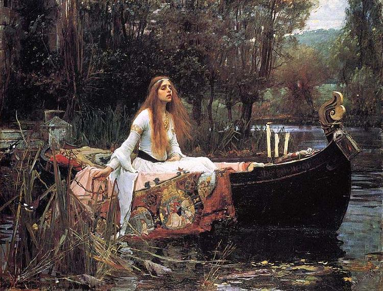 John William Waterhouse The Lady of Shalott oil painting image